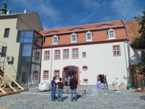 Rathaus von hinten